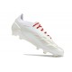 Crampon adidas Predator Elite FG Blanc Rouge