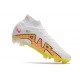 Nike Zoom Mercurial Superfly IX Elite FG Neuf Blanc Rose Jaune