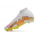 Nike Zoom Mercurial Superfly IX Elite FG Neuf Blanc Rose Jaune
