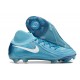 Chaussure Nike Phantom Luna 2 Elite FG Bleu Blanc