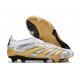 adidas Predator Elite Laceless FG Blanc Gris Or