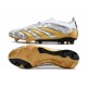 adidas Predator Elite Laceless FG Blanc Gris Or