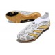 adidas Predator Elite Laceless FG Blanc Gris Or