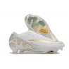 Crampon Nike Mercurial Vapor XV Elite FG Blanc Or