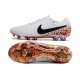 Crampon de Foot Nike Tiempo Legend X Elite FG Blanc Noir Orange