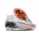 Nike Air Zoom Mercurial Superfly X Elite FG Blanc Orange Noir