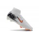 Nike Air Zoom Mercurial Superfly X Elite FG Blanc Orange Noir