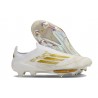 Chaussures adidas F50+ Sans Lacets FG Day Spark - Blanc Doré Blanc