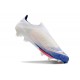 Chaussures de football adidas F50+ Sans Lacets FG Advancement - Blanc Rouge Bleu