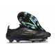 Chaussures de football adidas F50+ Sans Lacets FG Dark Spark - Noir Argenté Doré