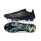 Chaussures de football adidas F50+ Sans Lacets FG Dark Spark - Noir Argenté Doré