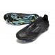 Chaussures de football adidas F50+ Sans Lacets FG Dark Spark - Noir Argenté Doré