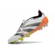 Adidas Predator Elite Fold-over Tongue FG Blanc Noir Orange