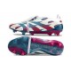 Adidas Predator Elite Fold-over Tongue FG Blanc Bleu Rouge