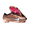Crampon Nike Zoom Mercurial Vapor XV Elite FG Mbappe Cuivre Métallique