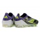 Adidas F50 Elite Sans Lacets FG Fast Reborn - Violet Blanc Lucid Lemon