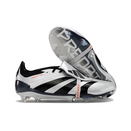 Adidas Predator Elite Fold-over Tongue FG Argent Noir
