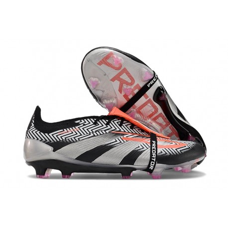 Adidas Predator Elite Fold-over Tongue FG Noir Silver Rouge