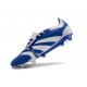 Adidas Predator Elite Fold-over Tongue FG Bleu Blanc