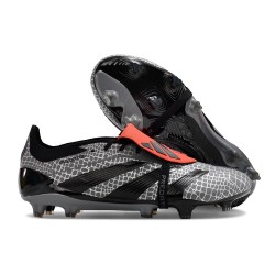Adidas Predator Elite Fold-over Tongue FG Noir Gris Rouge