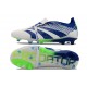 Adidas Predator Elite Fold-over Tongue FG Blanc Bleu Vert