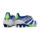 Adidas Predator Elite Fold-over Tongue FG Blanc Bleu Vert