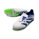 Adidas Predator Elite Fold-over Tongue FG Blanc Bleu Vert