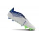Adidas Predator Elite Fold-over Tongue FG Blanc Bleu Vert