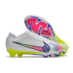Crampon Nike Zoom Mercurial Vapor XV Elite FG Blanc Rose Bleu