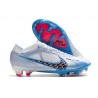 Crampon Nike Zoom Mercurial Vapor XV Elite FG Blanc Bleu