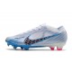 Crampon Nike Zoom Mercurial Vapor XV Elite FG Blanc Bleu