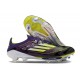 adidas Crampons F50+ Elite FG Fast Reborn - Violet Blanc Lucid Lemon