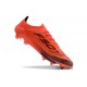 adidas Crampons de Foot F50+ Elite FG Turbo Noir Aurore Platin Métallique