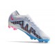 Crampon Nike Zoom Mercurial Vapor XV Elite FG Blanc Bleu