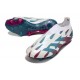 adidas Predator Elite Laceless FG Blanc Rouge Bleu