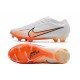 Crampon Nike Zoom Mercurial Vapor XV Elite FG Blanc Orange