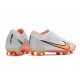 Crampon Nike Zoom Mercurial Vapor XV Elite FG Blanc Orange