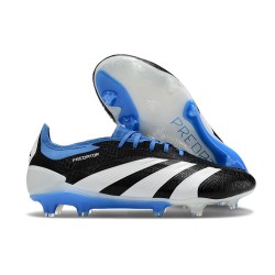 Crampon adidas Predator Elite FG Noir Blanc Bleu