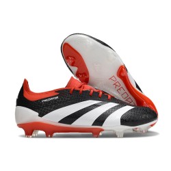 Crampon adidas Predator Elite FG Noir Blanc Rouge