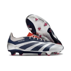 Crampon adidas Predator Elite FG Argent Bleu