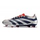 Crampon adidas Predator Elite FG Argent Bleu