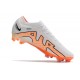 Crampon Nike Zoom Mercurial Vapor XV Elite FG Blanc Orange