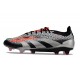 Crampon adidas Predator Elite FG Noir Blanc Orange