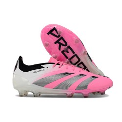Crampon adidas Predator Elite FG Rose Blanc Noir