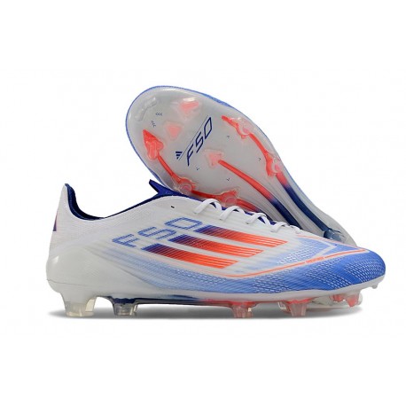 Crampon de Foot Adidas F50 Elite FG Bleu Blanc Rouge