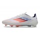 Crampon de Foot Adidas F50 Elite FG Blanc Bleu Rouge