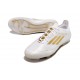 Crampon de Foot Adidas F50 Elite FG Blanc Dore