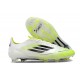 Crampon de Foot Adidas F50 Elite FG Blanc Noir Volt