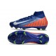 Nike Mercurial Superfly 10 Elite FG Bleu Orange Blanc