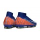 Nike Mercurial Superfly 10 Elite FG Bleu Orange Blanc